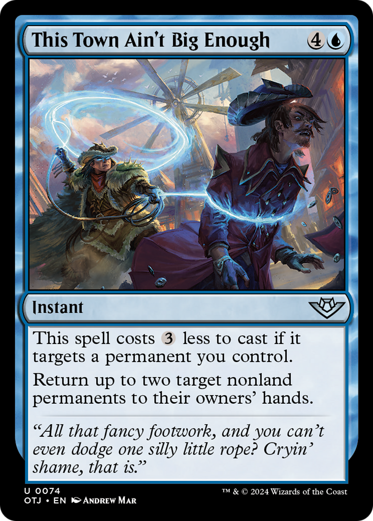 This Town Ain't Big Enough [Outlaws of Thunder Junction] Foil