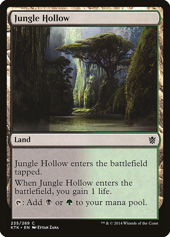 Jungle Hollow [Khans of Tarkir] Foil