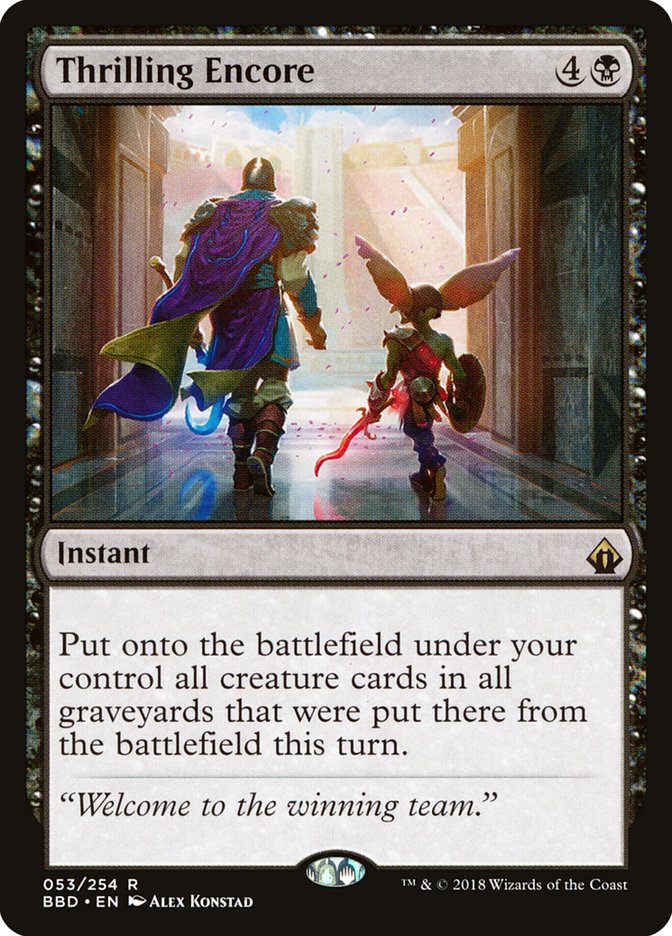 Thrilling Encore [Battlebond] Foil