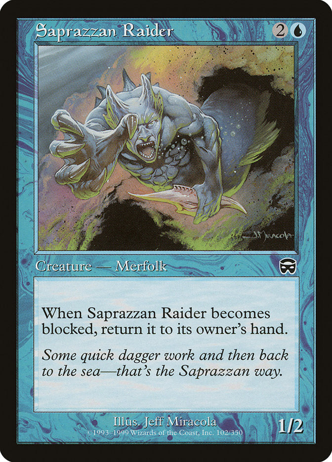 Saprazzan Raider [Mercadian Masques] Foil
