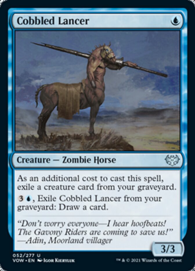 Cobbled Lancer [Innistrad: Crimson Vow] Foil
