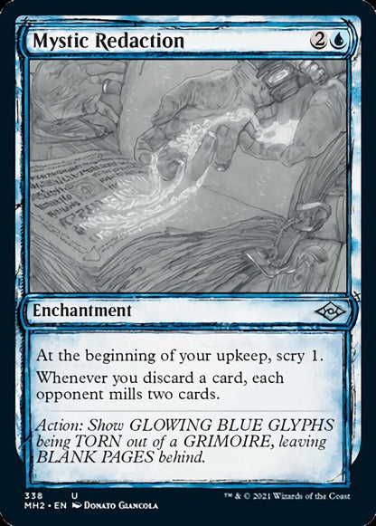 Mystic Redaction (Sketch) [Modern Horizons 2] Foil