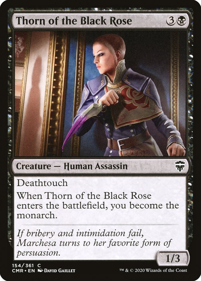 Thorn of the Black Rose [Commander Legends] Foil