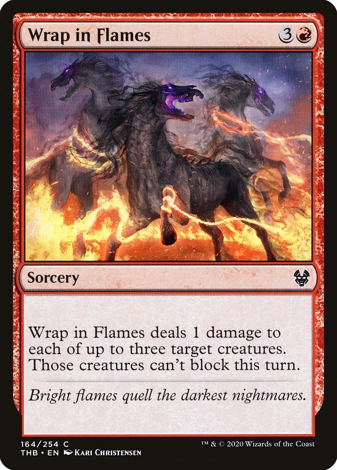 Wrap in Flames [Theros Beyond Death] Foil