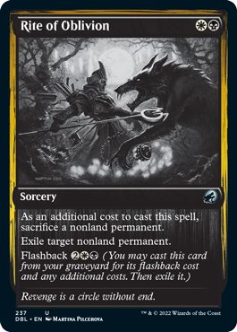 Rite of Oblivion [Innistrad: Double Feature] Foil