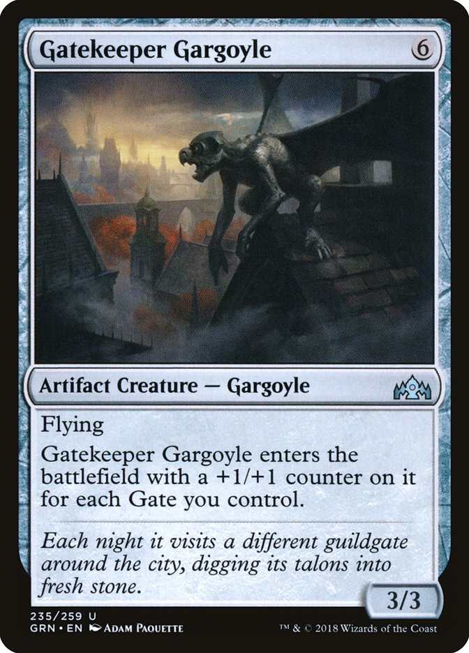 Gatekeeper Gargoyle [Guilds of Ravnica] Foil
