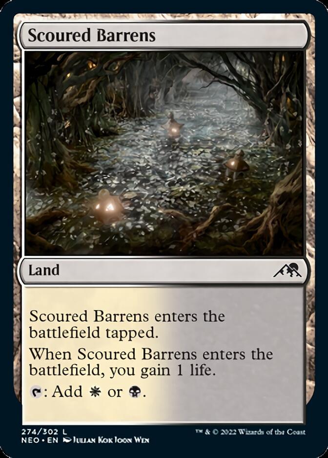 Scoured Barrens [Kamigawa: Neon Dynasty] Foil