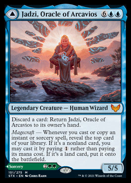 Jadzi, Oracle of Arcavios // Journey to the Oracle [Strixhaven: School of Mages] Foil
