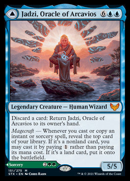 Jadzi, Oracle of Arcavios // Journey to the Oracle [Strixhaven: School of Mages] Foil
