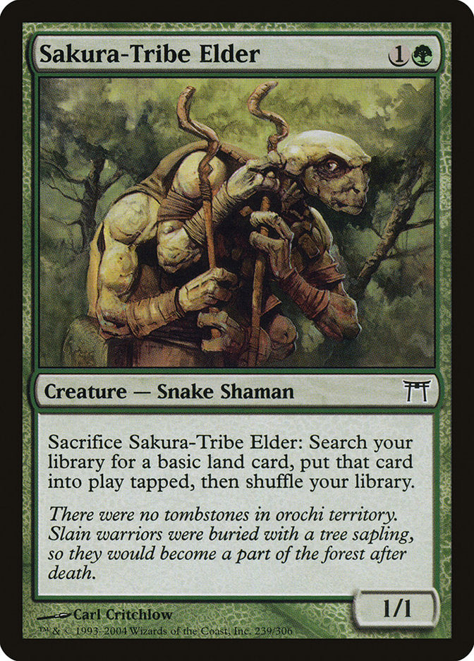 Sakura-Tribe Elder [Champions of Kamigawa] Foil