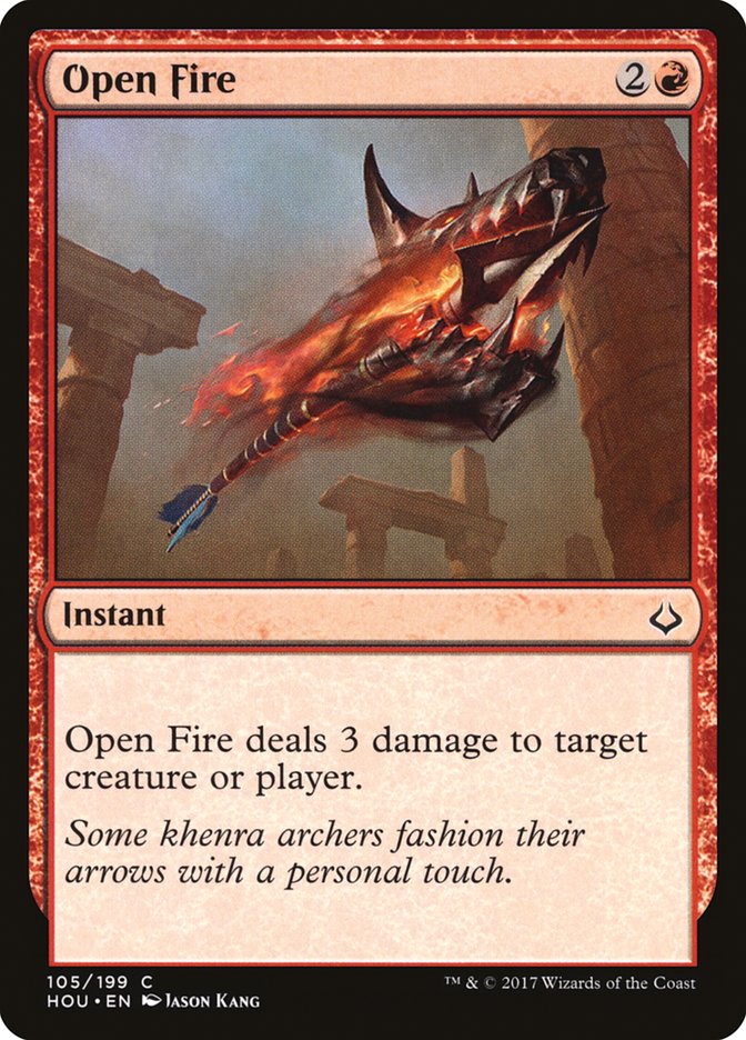 Open Fire [Hour of Devastation] Foil