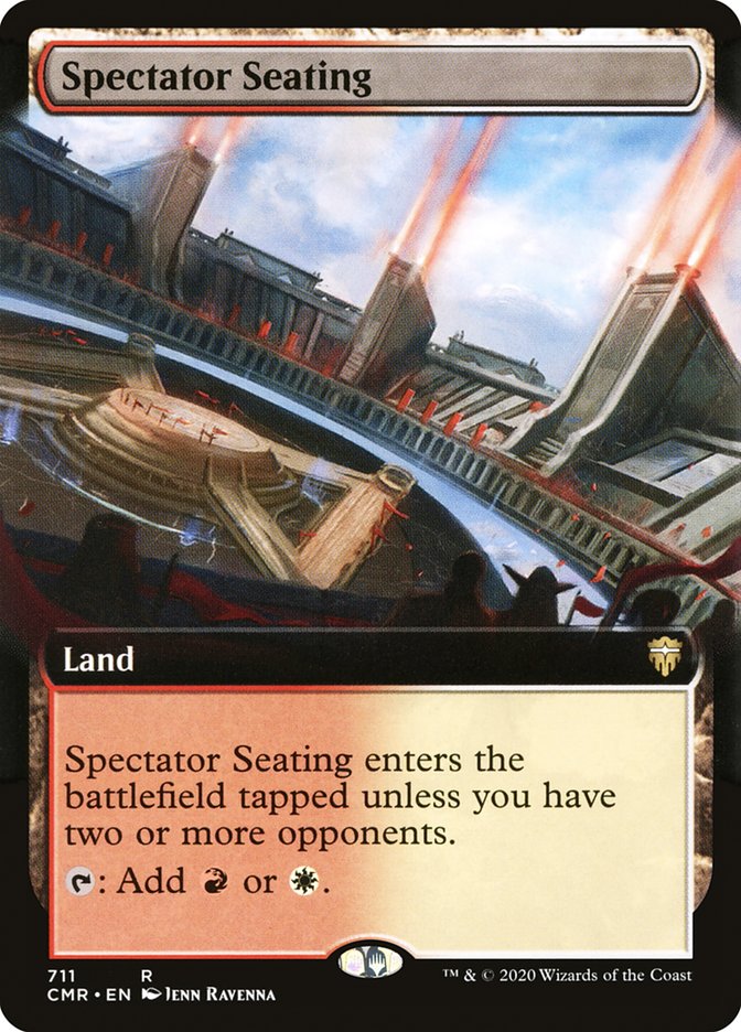 Spectator Seating (Extended Art) [Commander Legends] Foil