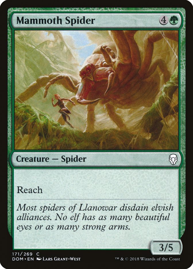 Mammoth Spider [Dominaria] Foil
