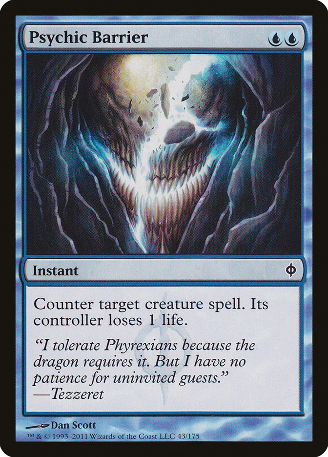 Psychic Barrier [New Phyrexia] Foil