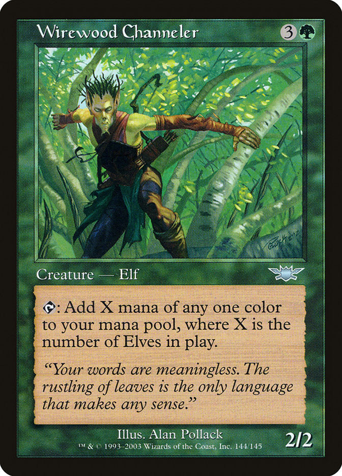 Wirewood Channeler [Legions] Foil