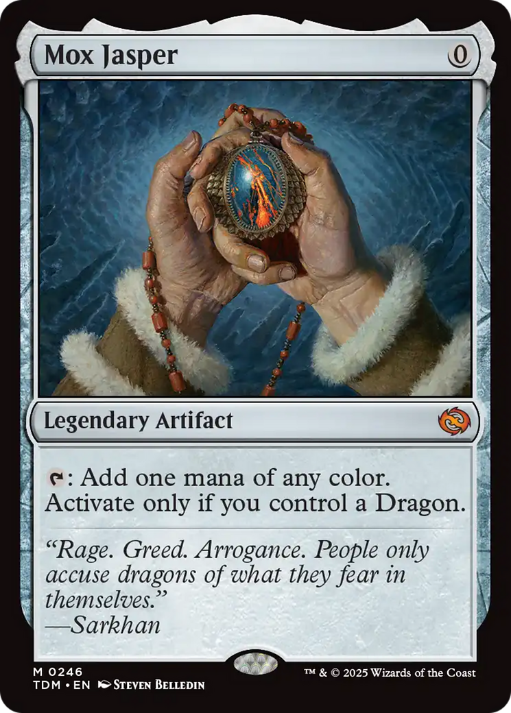 Mox Jasper [Tarkir: Dragonstorm] Foil