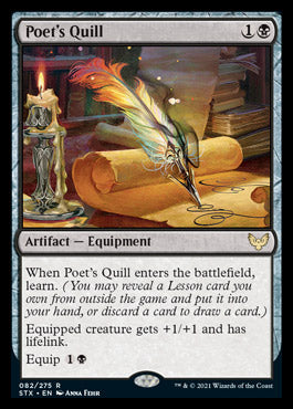 Poet's Quill [Strixhaven: School of Mages] Foil