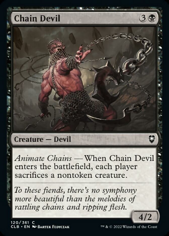 Chain Devil [Commander Legends: Battle for Baldur's Gate] Foil