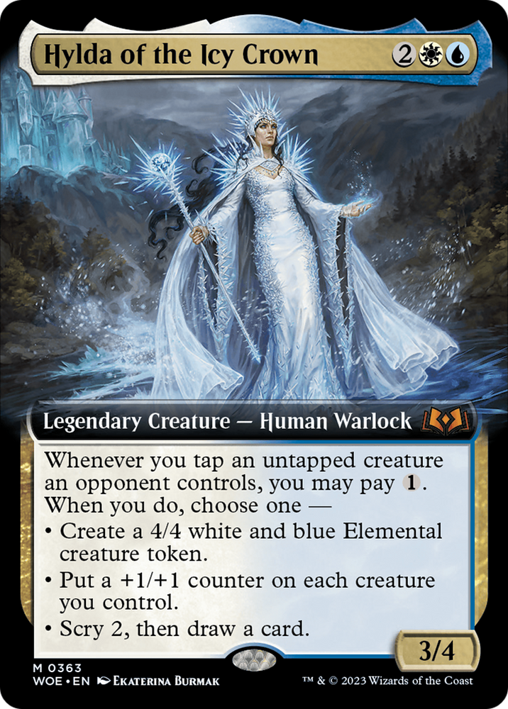 Hylda of the Icy Crown (Extended Art) [Wilds of Eldraine]