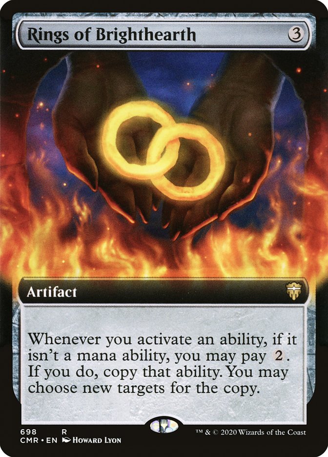 Rings of Brighthearth (Extended Art) [Commander Legends] Foil
