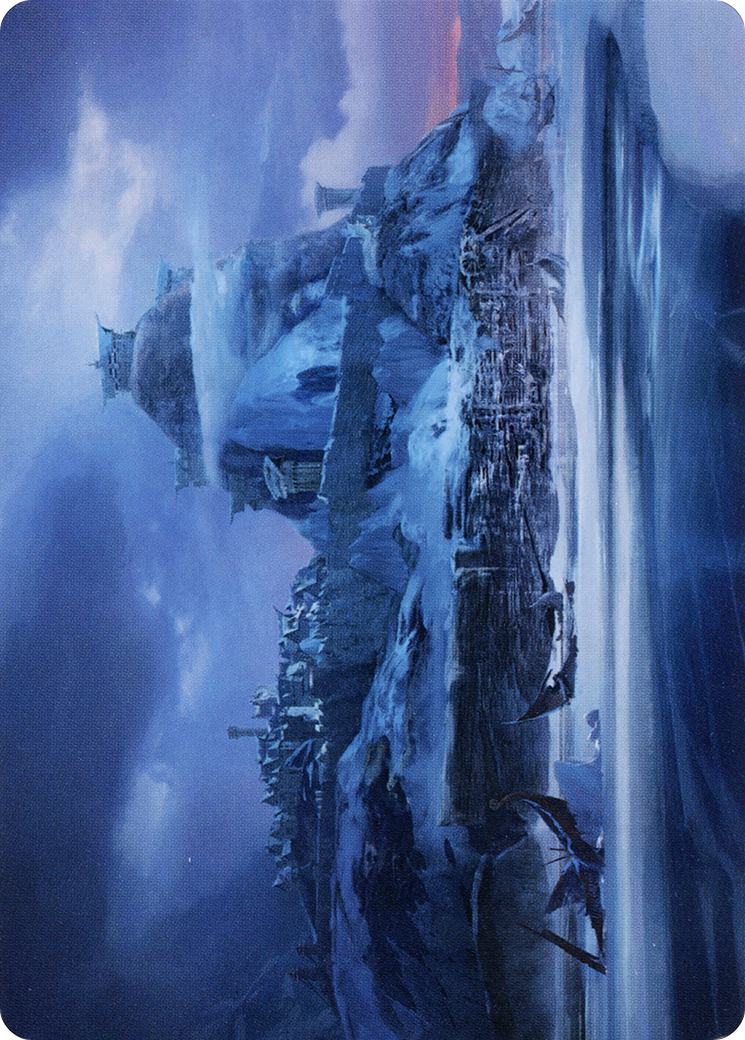 Port of Karfell // Port of Karfell  [Art Series: Kaldheim] (Borderless) Foil