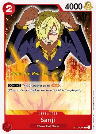 Sanji (ST01-004) - [Super Pre-Release Starter Deck 1: Straw Hat Crew]