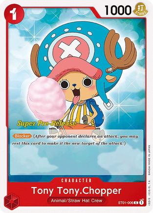 Tony Tony.Chopper (ST01-006) - [Super Pre-Release Starter Deck 1: Straw Hat Crew]