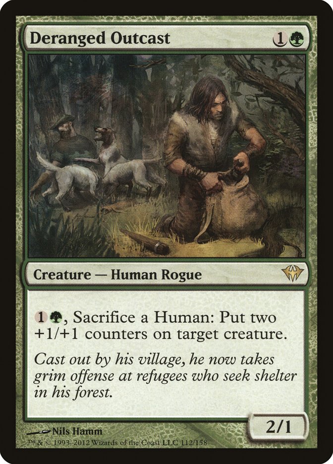 Deranged Outcast [Dark Ascension] Foil