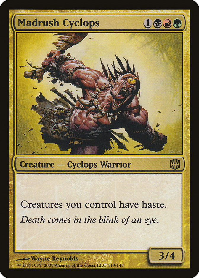 Madrush Cyclops [Alara Reborn] Foil