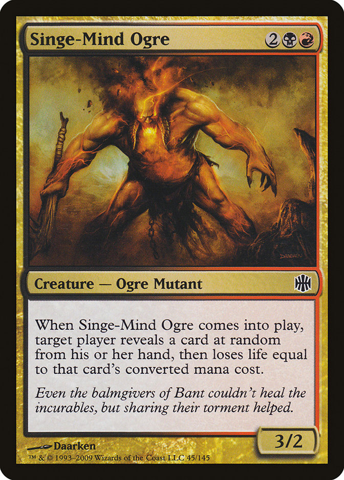 Singe-Mind Ogre [Alara Reborn] Foil