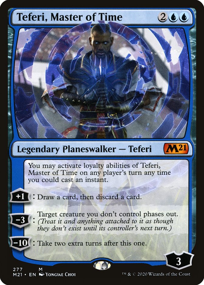 Teferi, Master of Time (277) [Core Set 2021] Foil