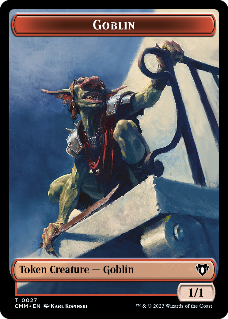 Goblin  [Commander Masters Tokens] Foil