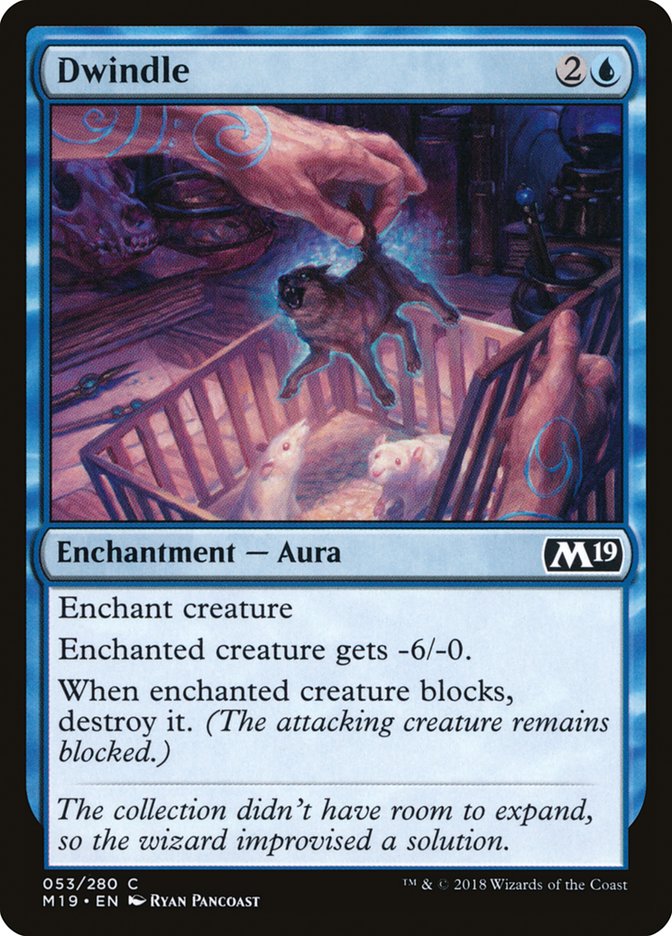 Dwindle [Core Set 2019] Foil