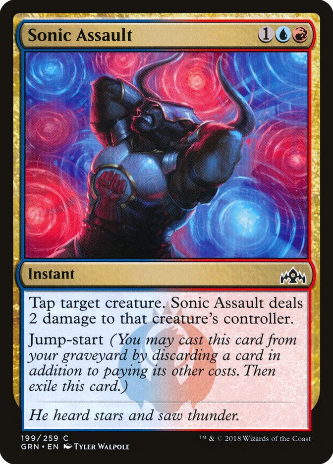 Sonic Assault [Guilds of Ravnica] Foil