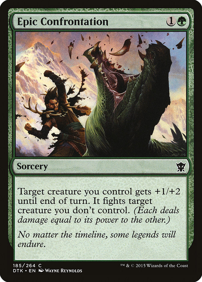 Epic Confrontation [Dragons of Tarkir] Foil