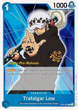 Trafalgar Law (ST03-008) - [Super Pre-Release Starter Deck 3: The Seven Warlords of the Sea]