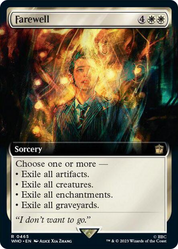 Farewell (Extended Art) [Doctor Who] Foil