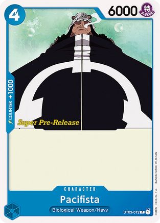 Pacifista (ST03-012) - [Super Pre-Release Starter Deck 3: The Seven Warlords of the Sea]