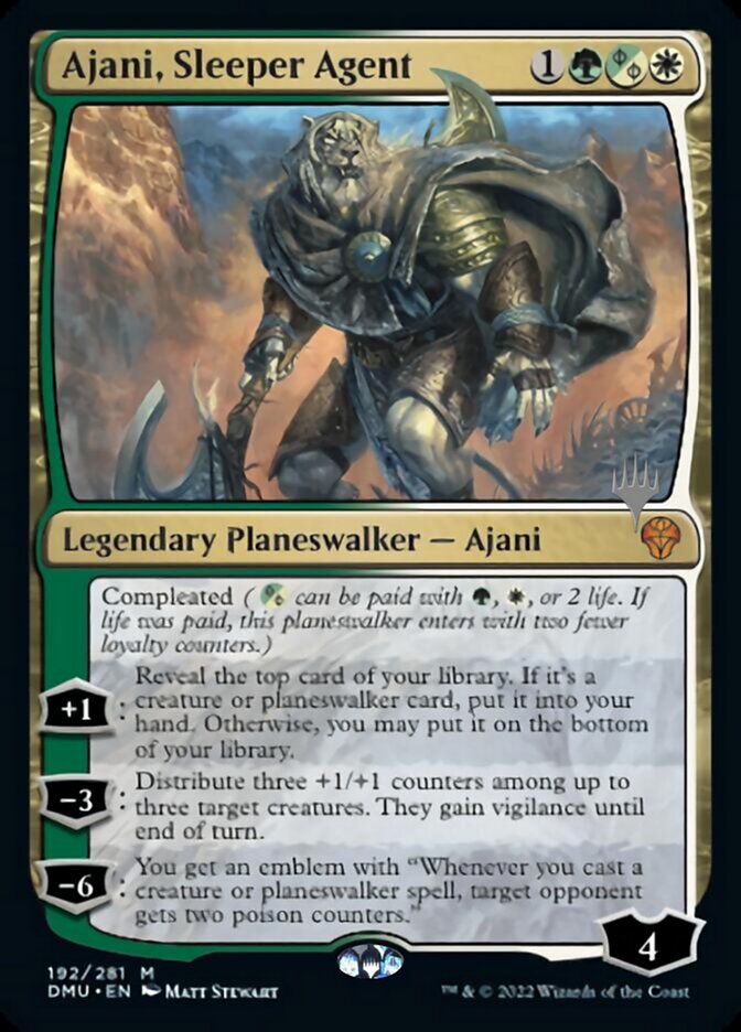 Ajani, Sleeper Agent (Promo Pack) [Dominaria United Promos] Foil
