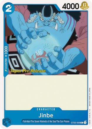 Jinbe (ST03-006) - [Super Pre-Release Starter Deck 3: The Seven Warlords of the Sea]