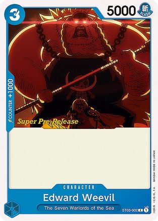 Edward Weevil (ST03-002) - [Super Pre-Release Starter Deck 3: The Seven Warlords of the Sea]