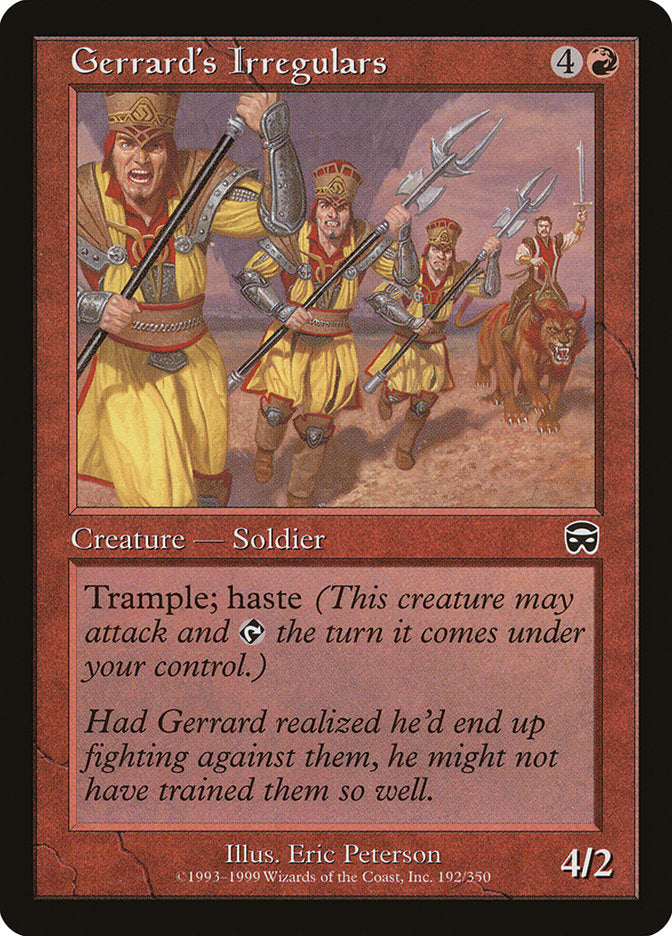 Gerrard's Irregulars [Mercadian Masques] Foil