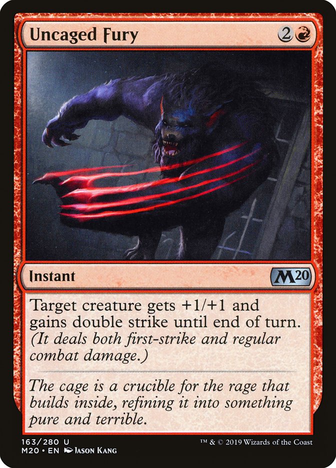 Uncaged Fury [Core Set 2020] Foil