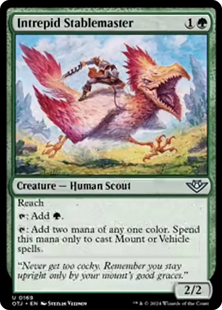 Intrepid Stablemaster [Outlaws of Thunder Junction] Foil