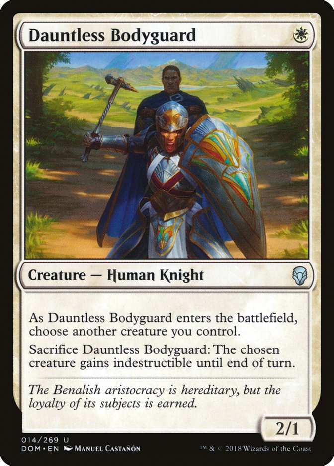 Dauntless Bodyguard [Dominaria] Foil