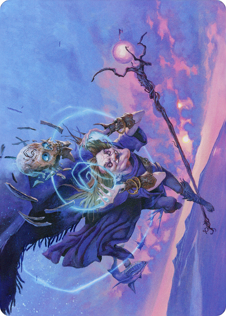 Zur, Eternal Schemer // Zur, Eternal Schemer  [Dominaria United Art Series] (Borderless) Foil
