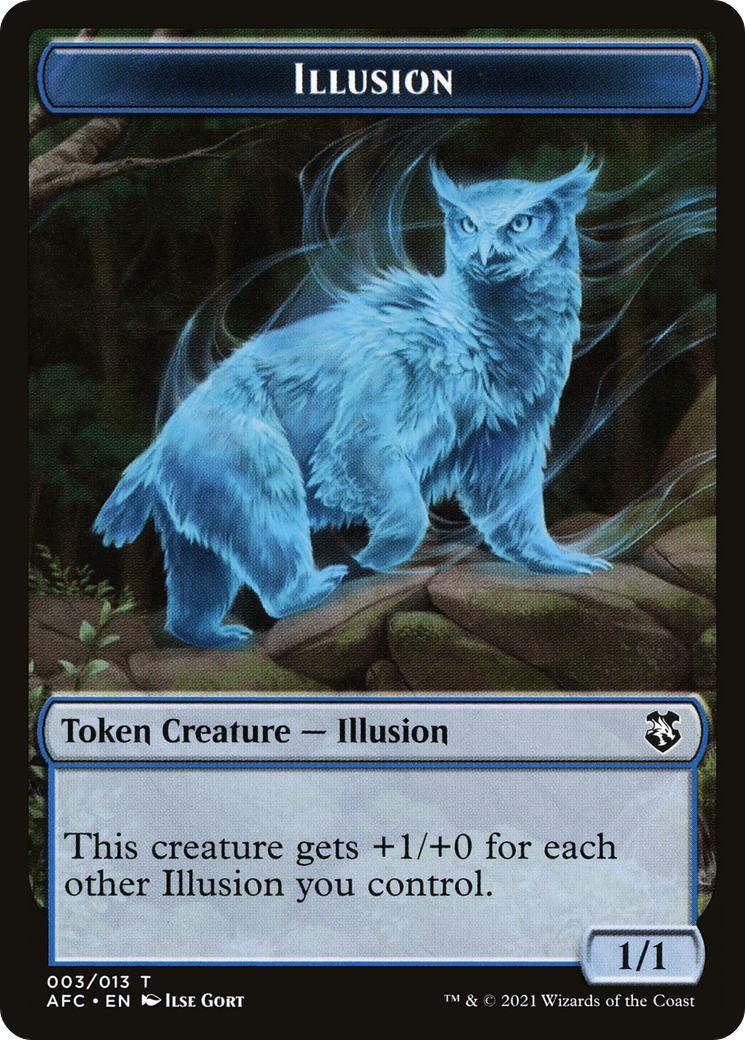 Illusion  [Forgotten Realms Commander Tokens]