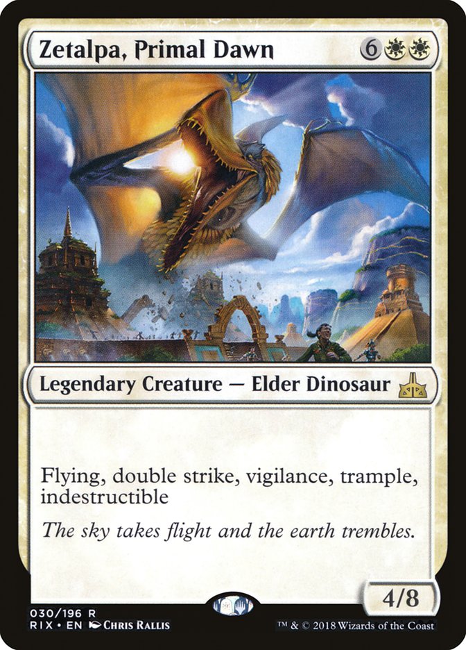 Zetalpa, Primal Dawn [Rivals of Ixalan] Foil