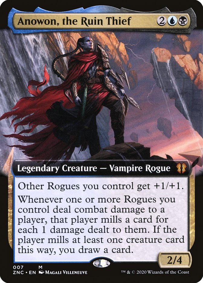 Anowon, the Ruin Thief (Extended Art) [Zendikar Rising Commander] Foil