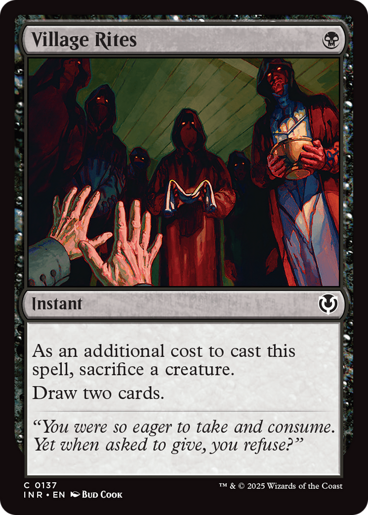 Village Rites [Innistrad Remastered] Foil